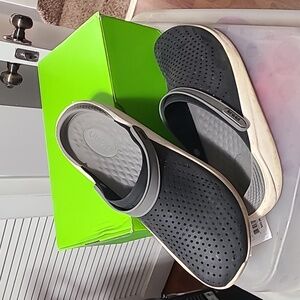Crocs literate Clog Black Smoke 13 unisex‎ Men's